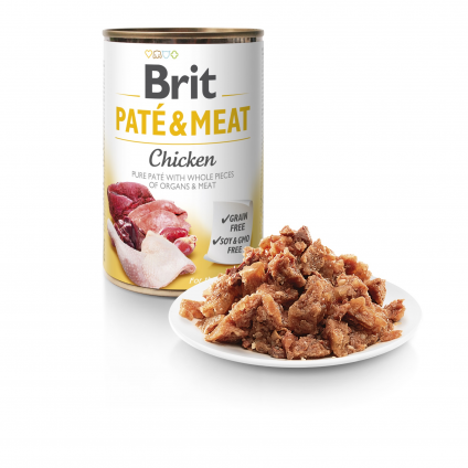 BRIT PATE & MEAT CHICKEN 400 g