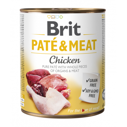 BRIT PATE & MEAT CHICKEN 800 g