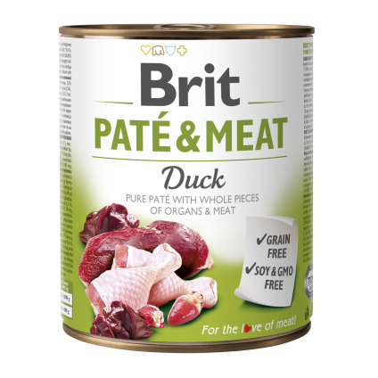 BRIT PATE & MEAT DUCK 800 g