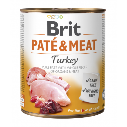 BRIT PATE & MEAT TURKEY 800 g