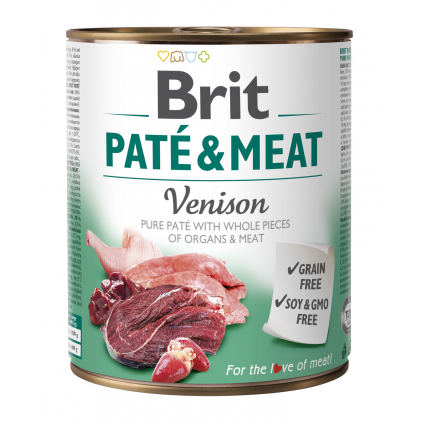 BRIT PATE & MEAT VENISON 800 g