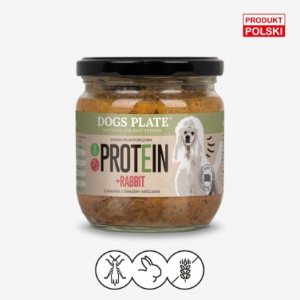Dogs Plate Protein + Rabbit...